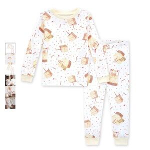 NWT Burt’s Bees birthday cake pajamas 12 months